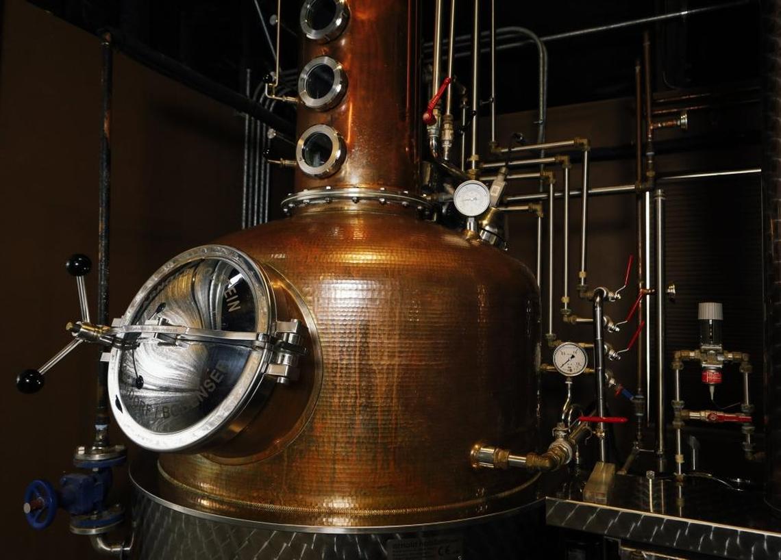 Templeton winemaker Steve Glossner uses an Arnold Holstein still to produce his spirits.
