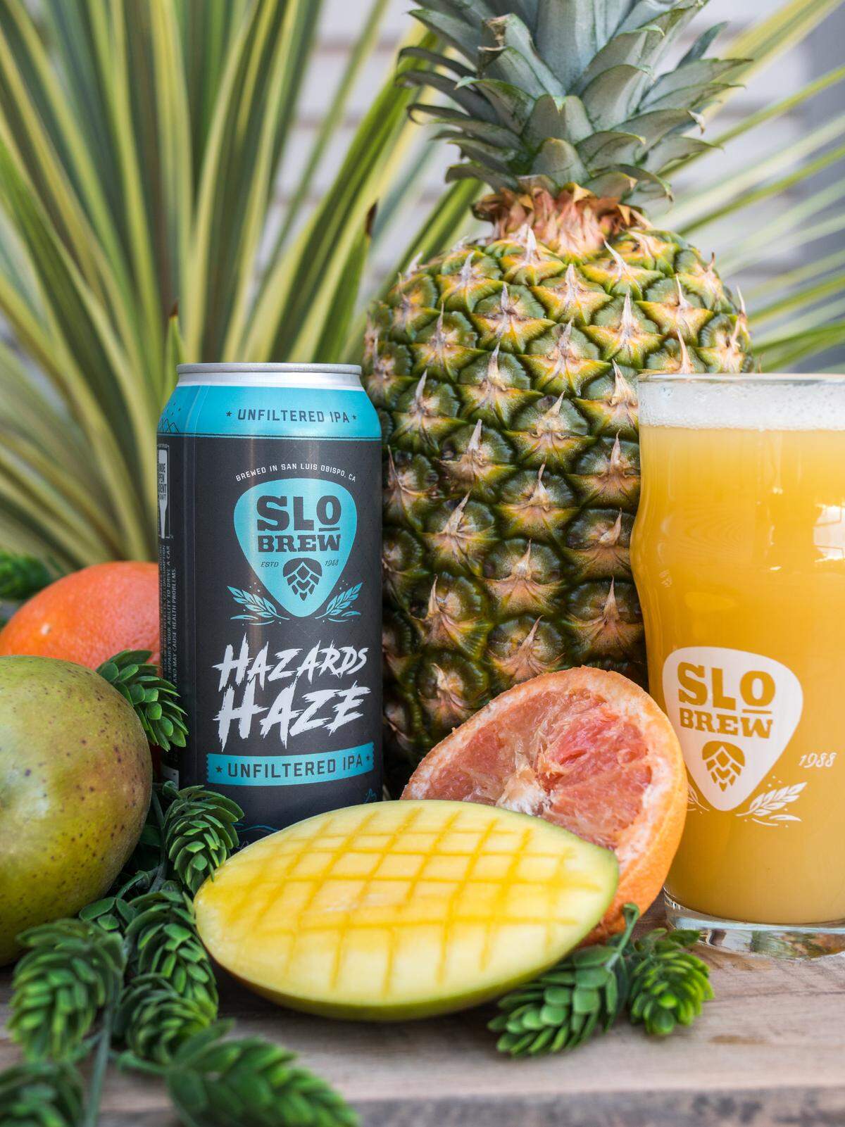 Hazards Haze, produced by SLO Brew in San Luis Obispo, is one of the newest hazy IPAs on the scene.