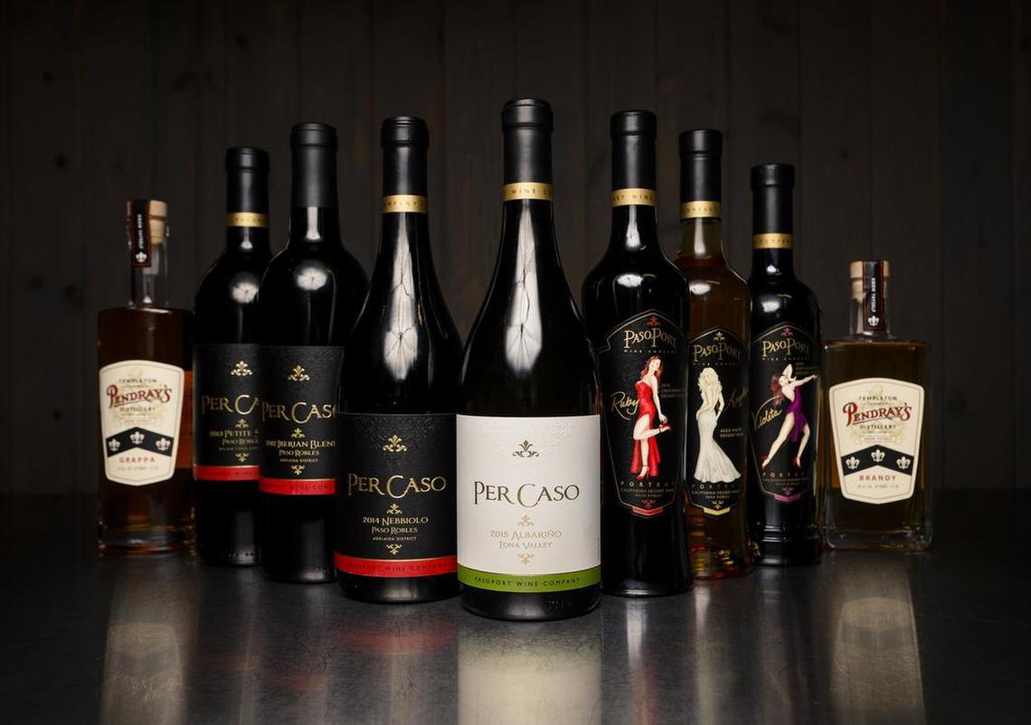 Glossner produces wine, port and spirits through three labels — PasoPort Wine Co., Per Caso Cellars and Pendray’s Distillery.