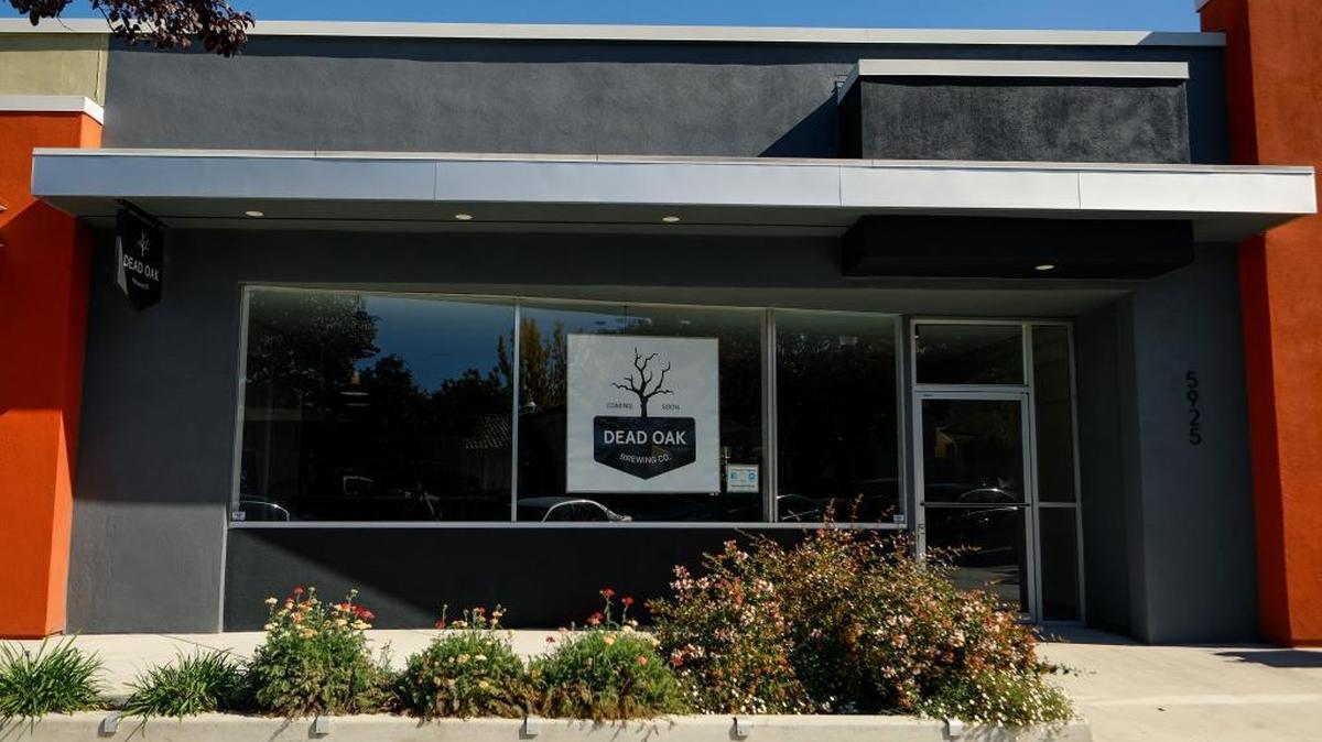 The exterior of Dead Oak Brewing Co.’s downtown Atascadero location. The brewery is set to open Wednesday.