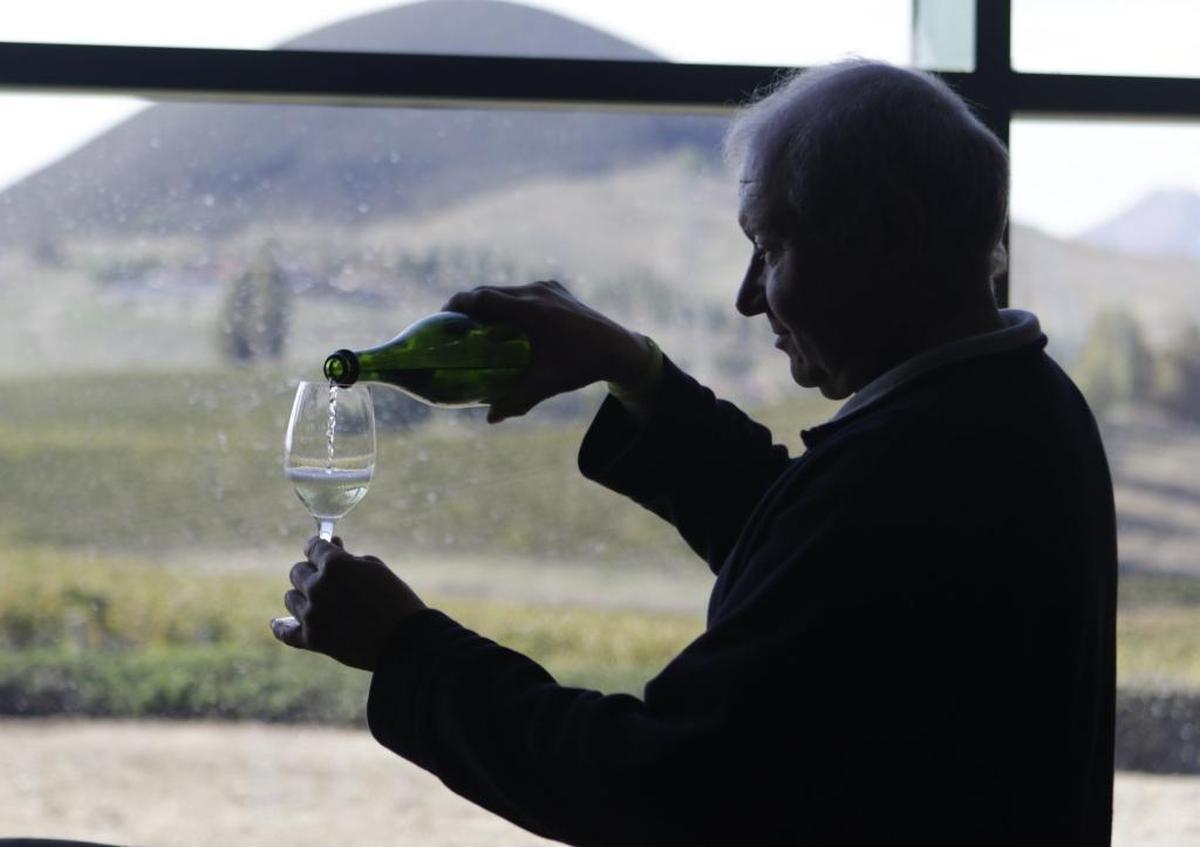 Christian Roguenant, seen here in 2016 as the winemaker for Niven Family Wine Estates in San Luis Obispo, died suddenly Nov. 2, 2025, at the age of 66.