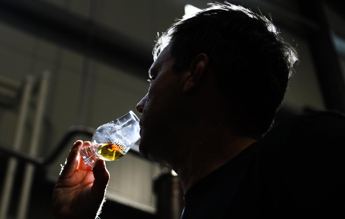 Joe Barton is one of the founders of Krobar Craft Distillery in Paso Robles.