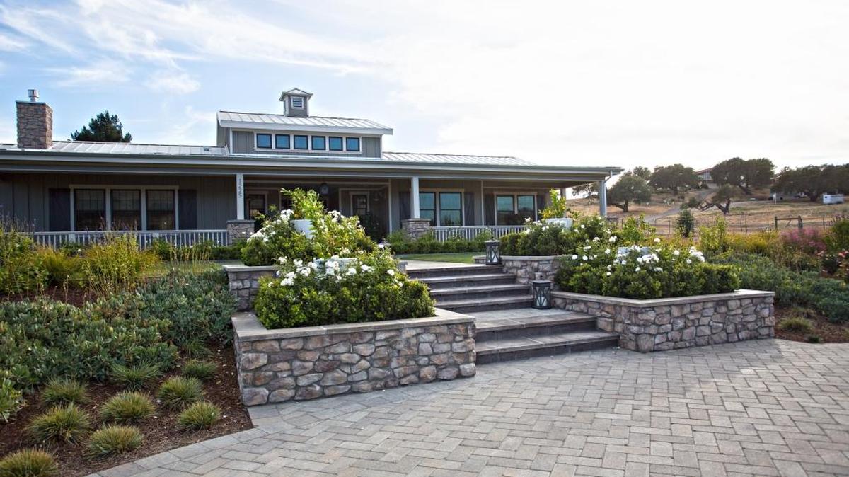 Alli and Tyler Addison’s Kentucky-inspired home sits on land that was part of the Rancho Nipomo land grant.
