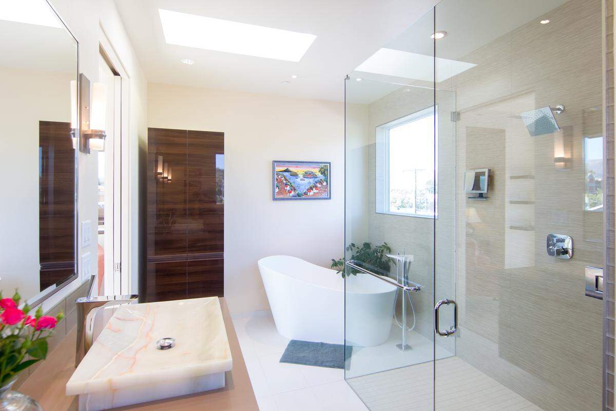 Karen and Lee Bren's modern San Luis Obispo condominium has an open, spacious feel.