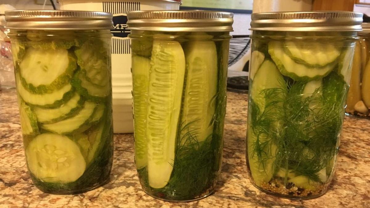 Canned pickles