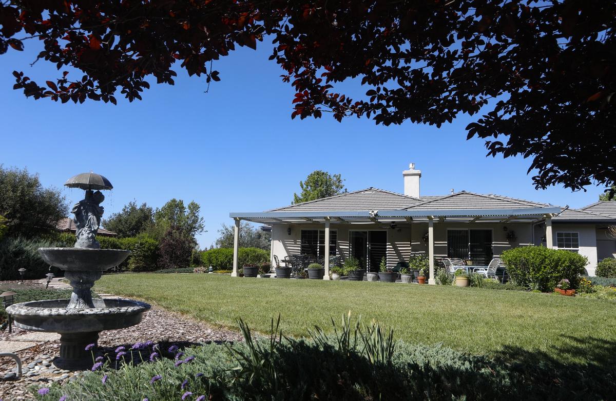 Cathy Van Orman’s Atascadero home boasts a spacious backyard.