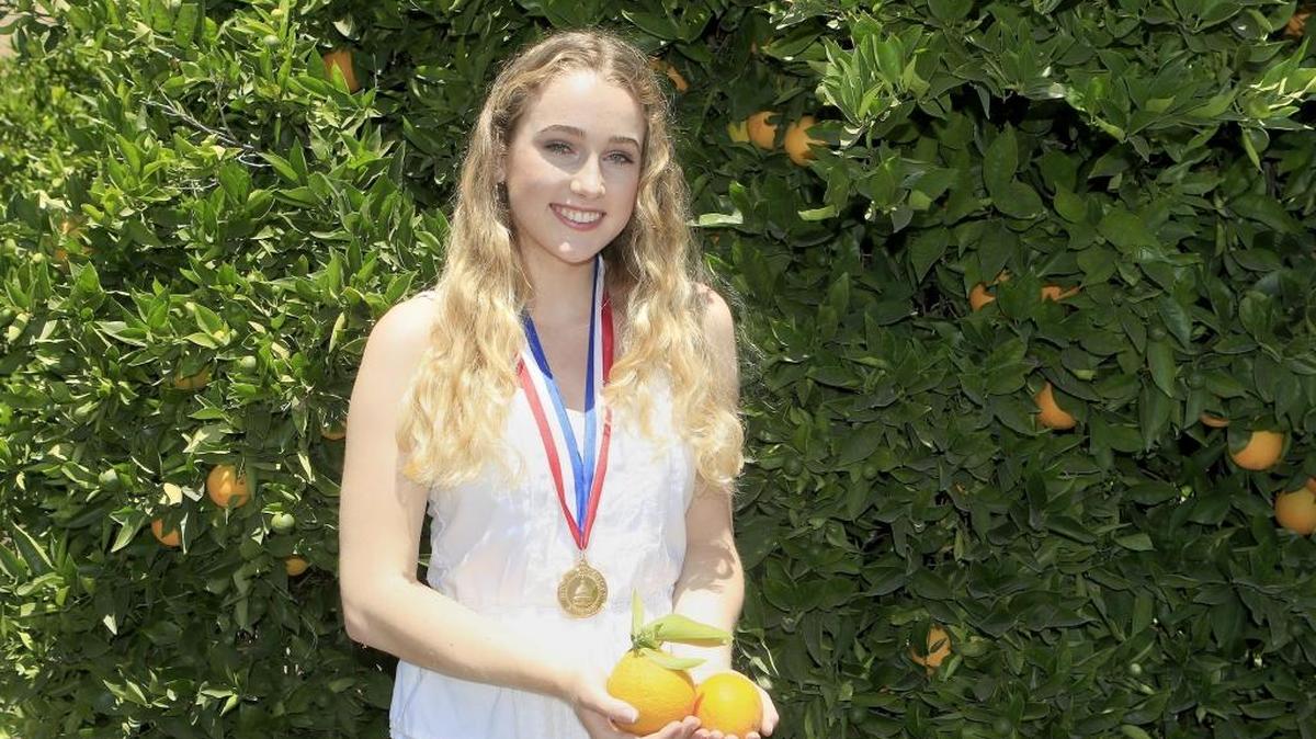 Sienna Santer of Arroyo Grande is a teenage winner of the Congressional Gold Medal Award, the highest honor for American youth, for her work with local food banks.