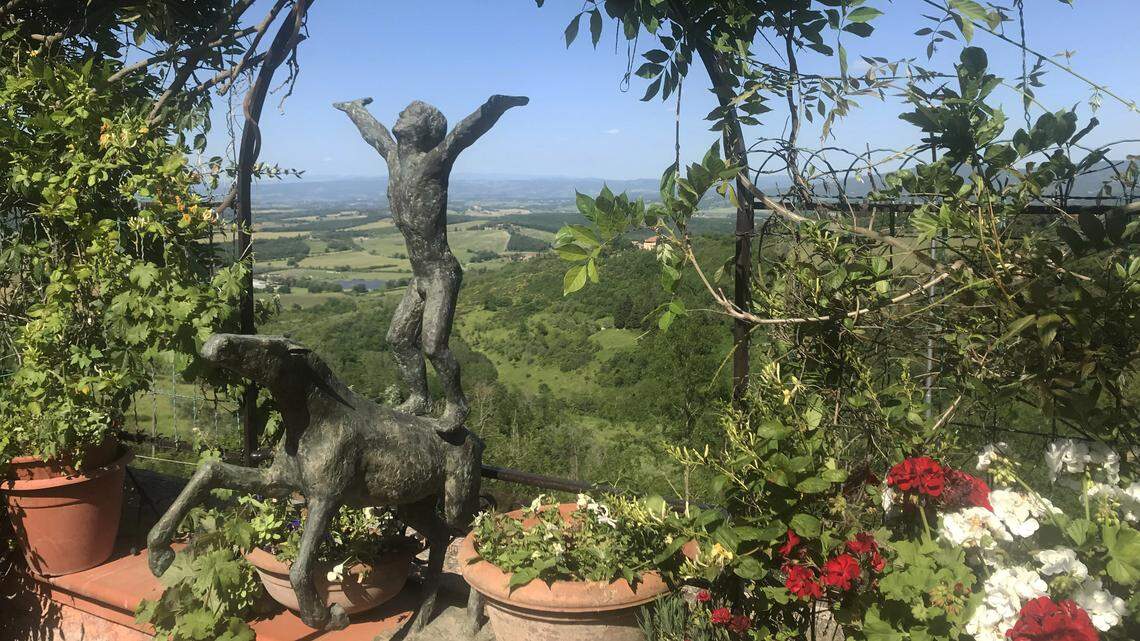 Under the Tuscan sun: Italian village offers scenic setting for SLO man’s art adventure
