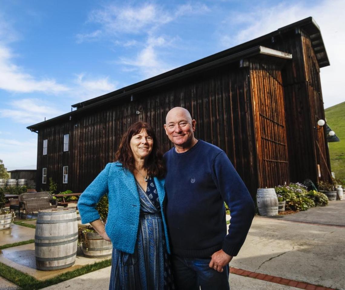 Chuck and Kim Mulligan of Harmony Cellars.