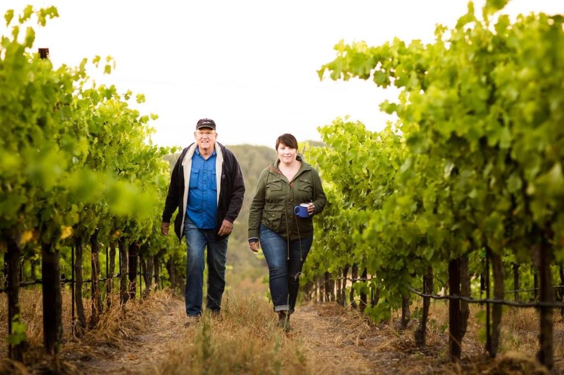Maggie Tillman owns and runs Alta Colina winery in Paso Robles with her father, Bob Tillman.