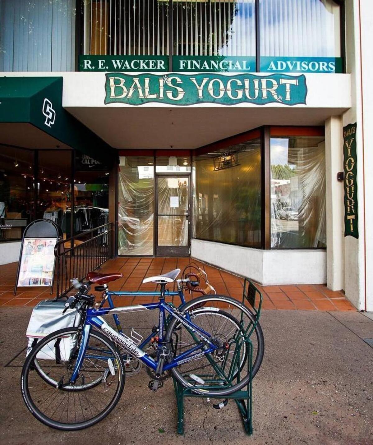 Bali’s Yogurt on Higuera Street in San Luis Obispo.