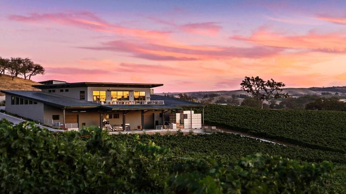 The 83-acre Burbank Ranch Vineyard & Winery in Templeton will be sold at auction June 17.