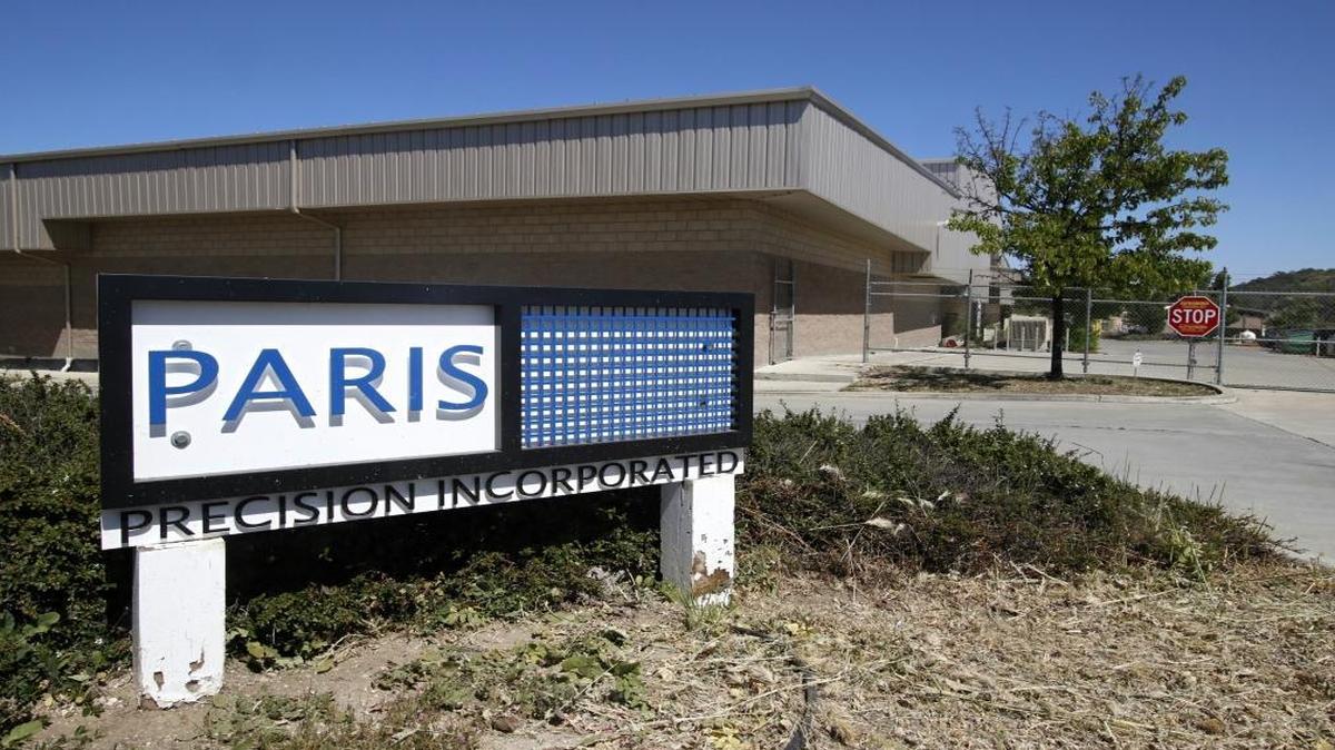 The old Paris Precision building, as pictured in 2016, will be remodeled and divided into up to eight lease spaces.