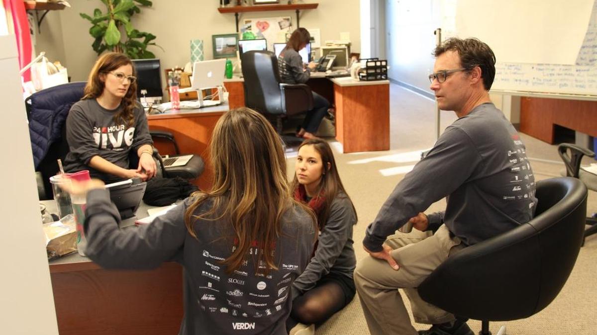 Collaboration underway during Verdin’s 2015 24-Hour Give.