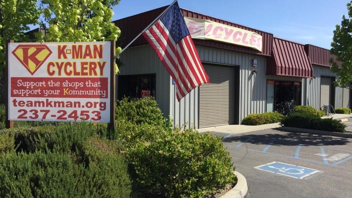 K-Man Cyclery, a cycling products and services shop, has opened up a new location in Paso Robles at 712 Paso Robles St.