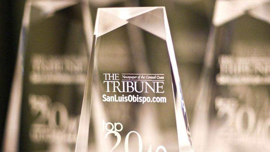 The Tribune’s Top 20 under 40 awards honors San Luis Obispo County leaders younger than 40 who excel in both their profession and community service.