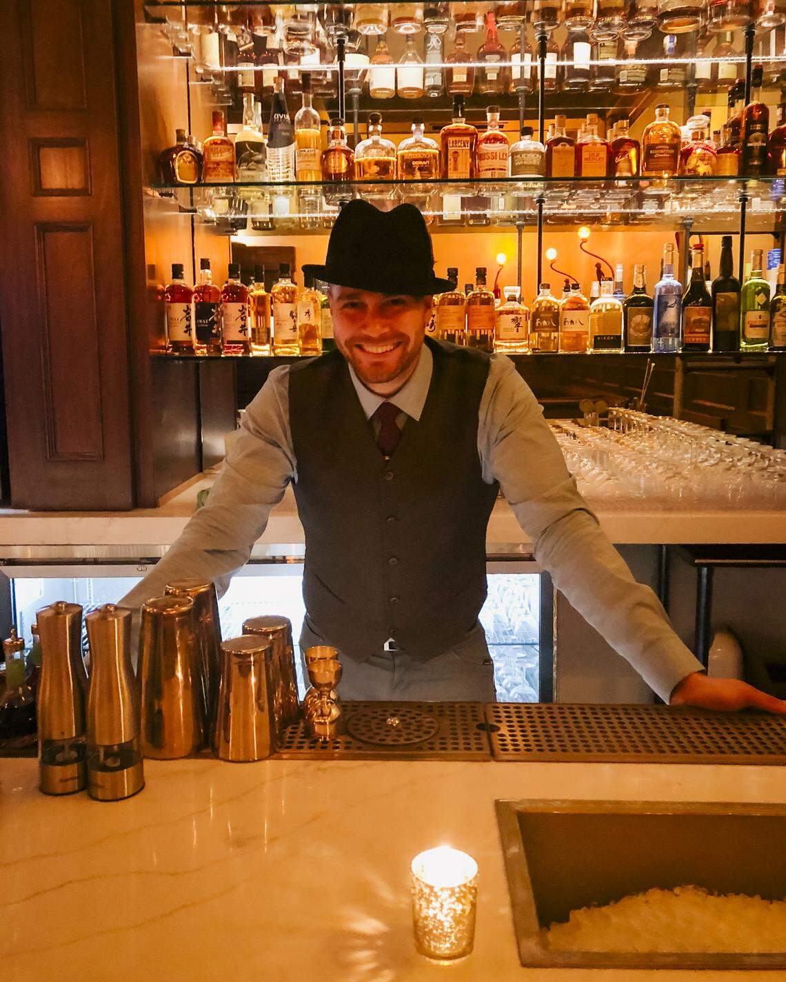The new 1122 Cocktail Lounge in Paso Robles is a speakeasy-style bar.