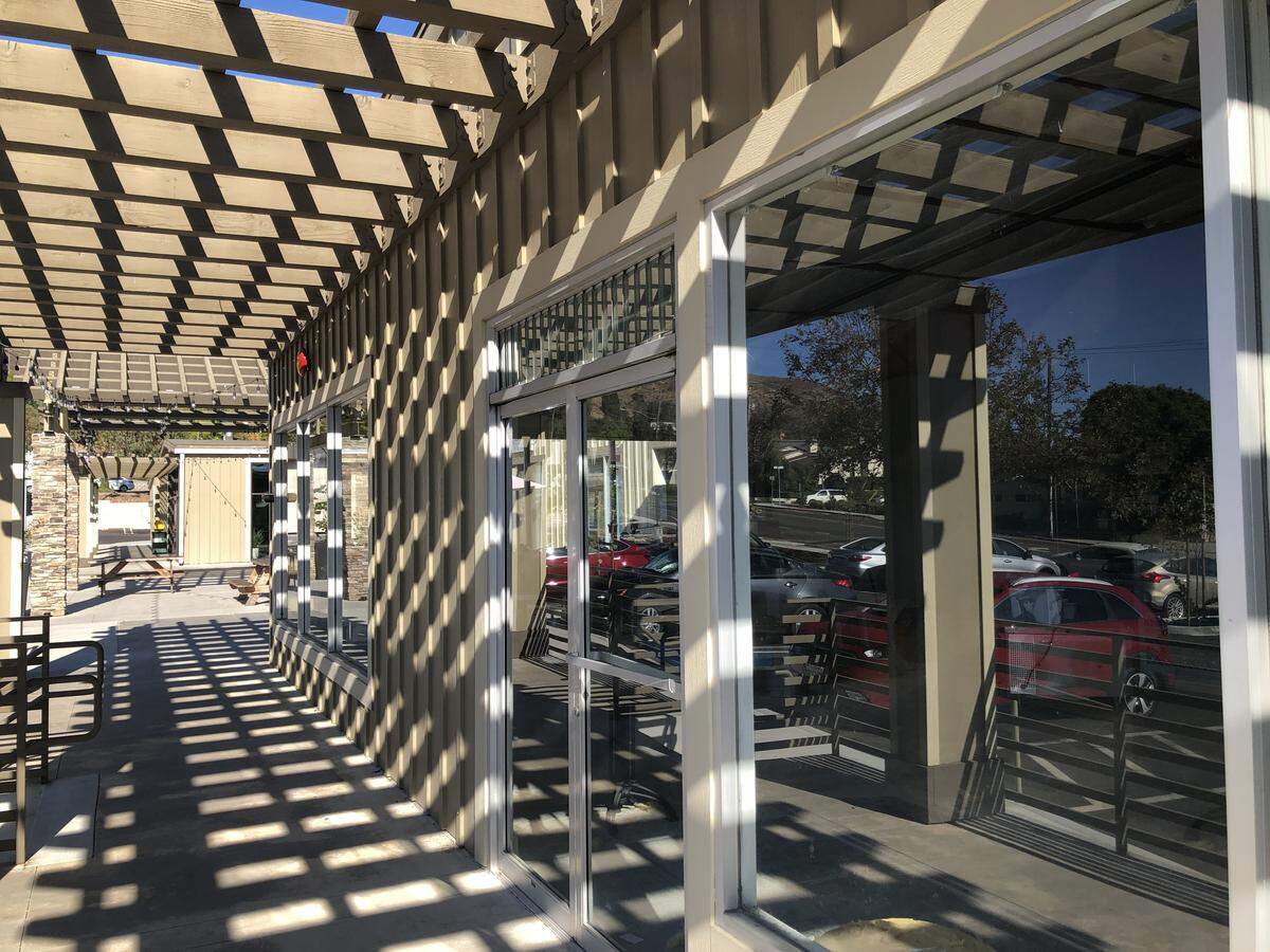 An outside shot of the Laurel Lane space where a new bar and lounge called The Woods is planned for the south end of San Luis Obispo.