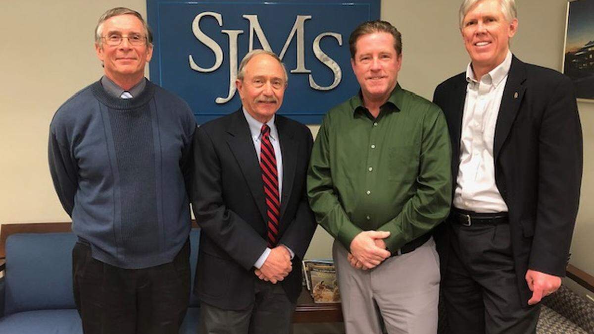 Warren Sinsheimer, Dave Juhnke, Herb Stroh and Kevin Elder are the principal attorneys at San Luis Obispo law firm Sinsheimer Juhnke McIvor & Stroh. The firm is merging with a Fresno law firm, McCormick Barstow.