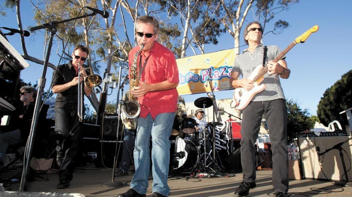Big Daddy’s Blues Band performs during the Concerts in the Plaza series in 2013, at Mission Plaza in San Luis Obispo.