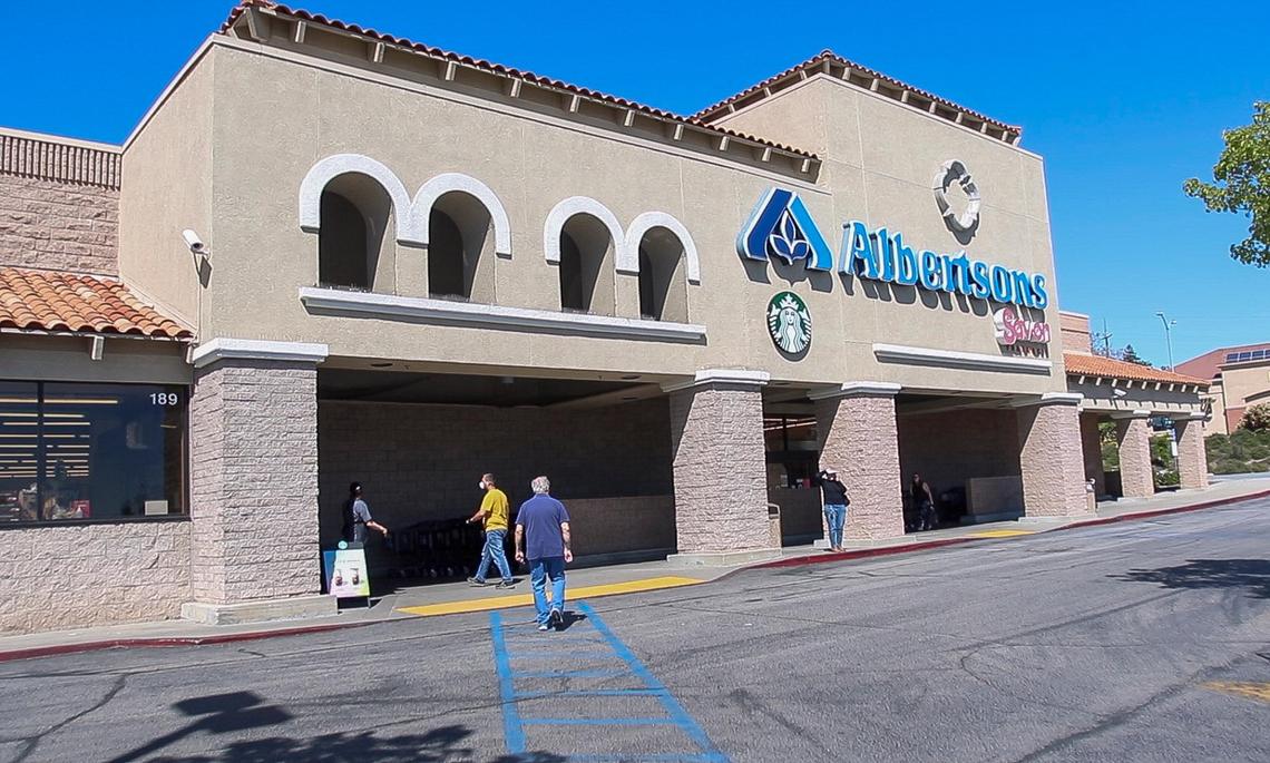 Albertsons, which owns Safeway, Vons and Pavilions, including this store in Paso Robles, announced a merger with Kroger, which owns Ralphs and Food 4 Less, on Oct. 14.