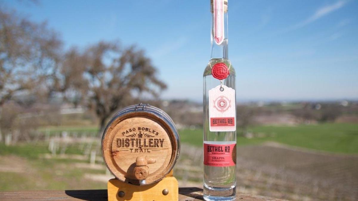 Grappa from Bethel Road Distillery.