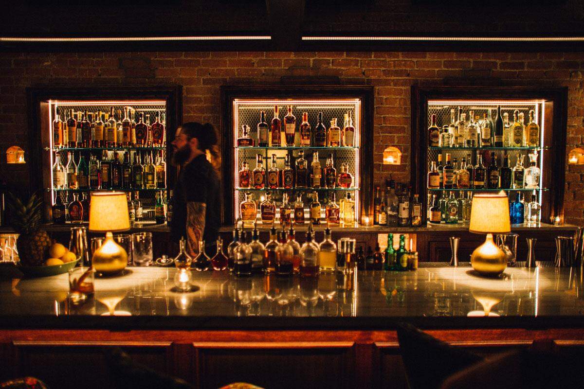 Nightcap bar at Granada Hotel and Bistro.  
