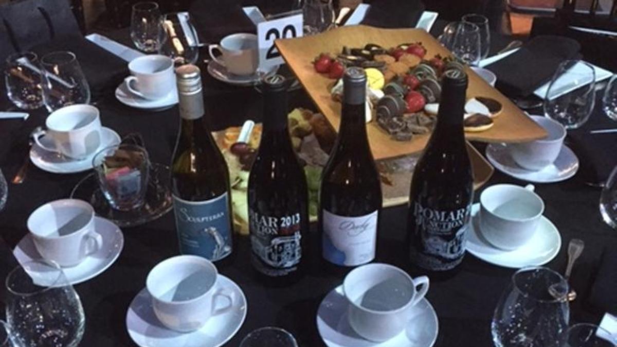 Ten local wineries donated cases of wine for the VIP tables at the Rock and Roll Hall of Fame Induction Ceremony.