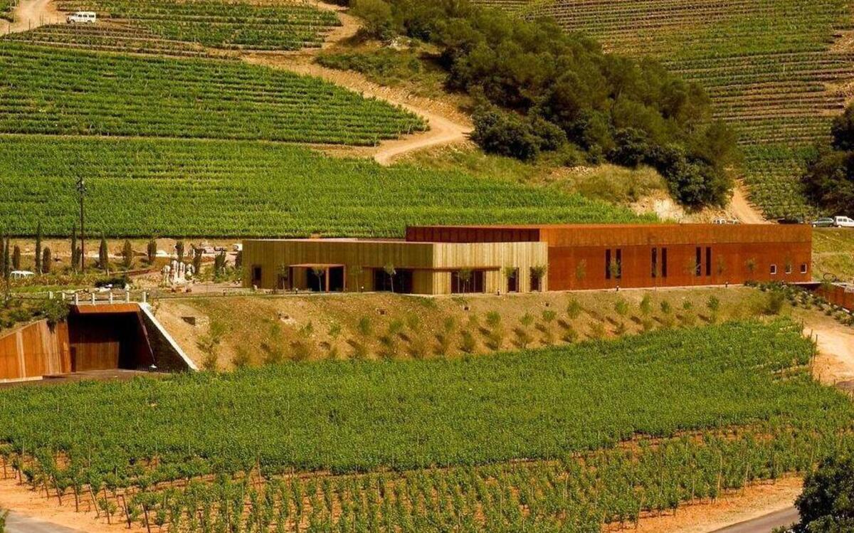 Perinet Winery spreads over 133 acres southwest of Barcelona, Spain.