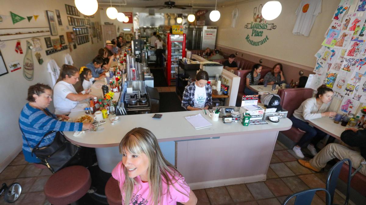 Aubrey Pyle is the new owner of Louisa’s Place. She was a waitress at the longtime business and is a first time restaurant owner after years in the business. She expects the over 4 decade San Luis Obispo business will stay much the same.
