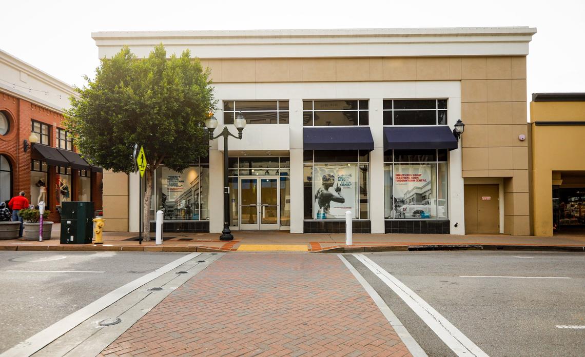 A number of downtown San Luis Obispo business spaces are vacant including this space that used to be occupied by The Gap.