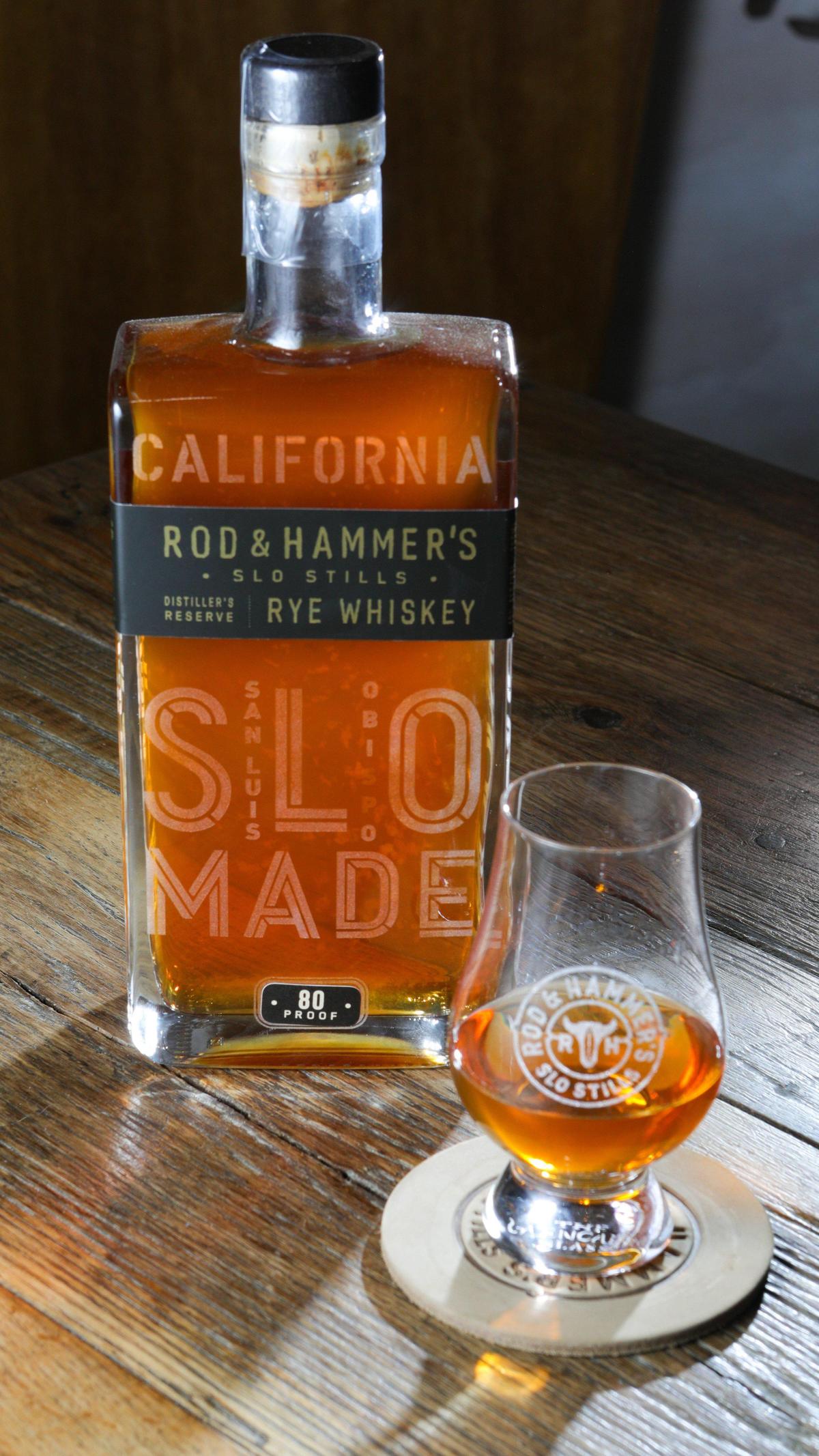 A new distillery Rod & Hammer’s SLO Stills, a title coined from the nicknames ascribed to Hamish Marshall and his business partner, Rodney Cegelski. It will offer bourbon, rye and other spirits.