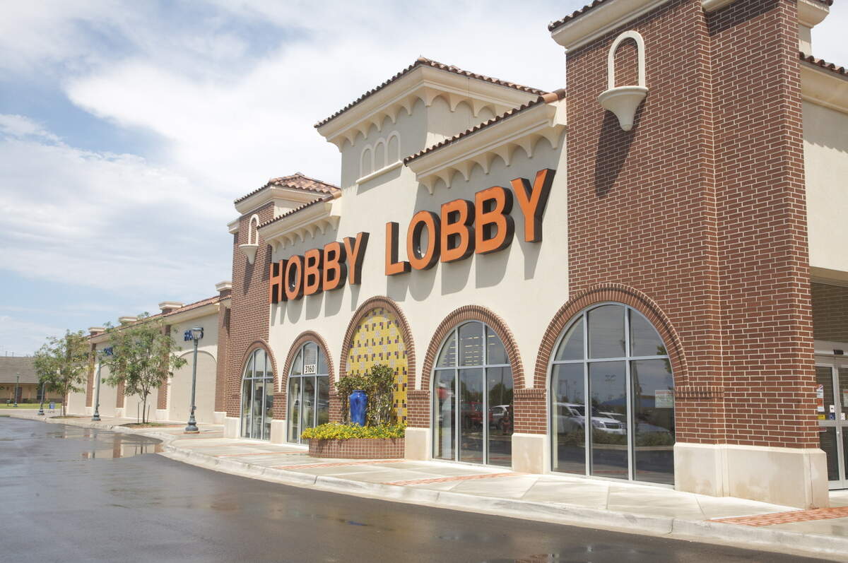 A courtesy photo of a Hobby Lobby store.