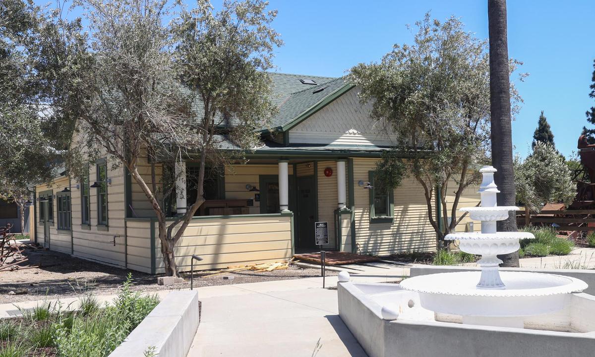 The incoming SLO Public Market is due to open this summer. The original farmhouse on site has been refurbished.