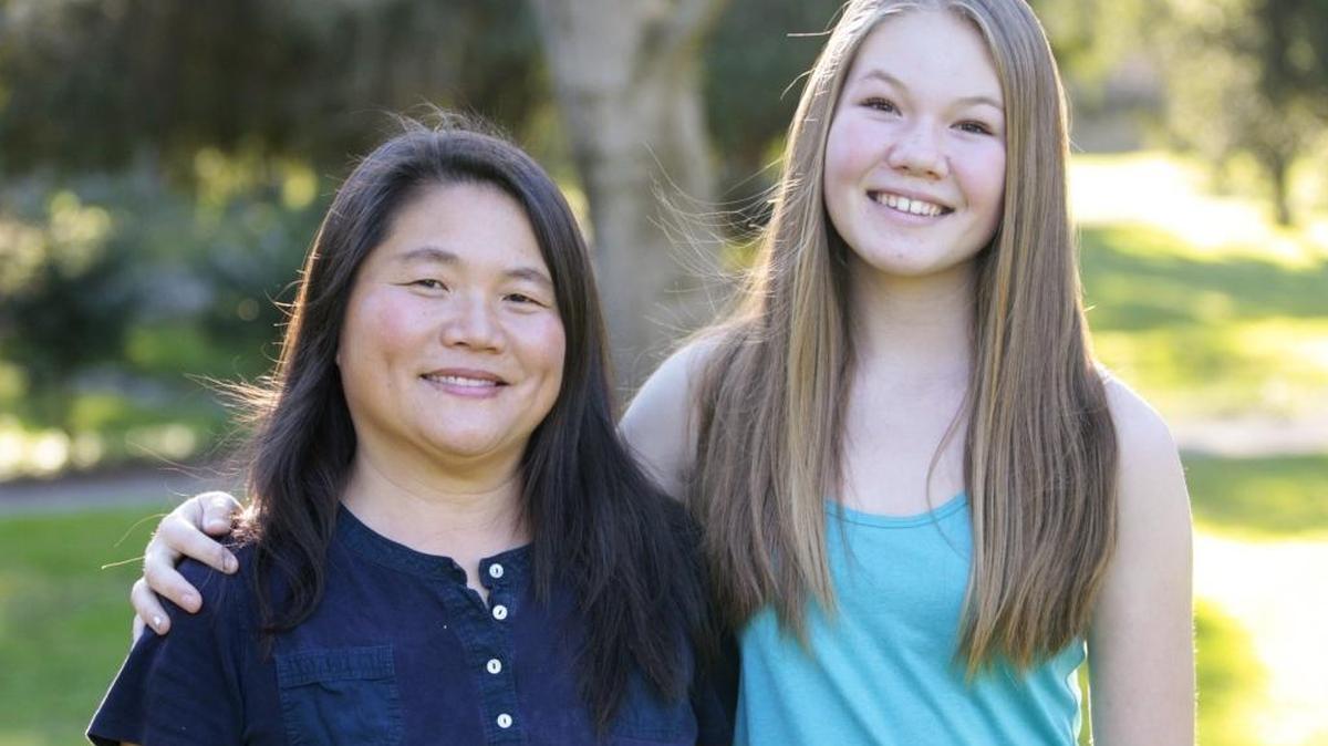 Hong Cao and daughter Andrea Cao, 15, of San Luis Obispo pitched their invention, Q-Flex, on an episode of ABC’s “Shark Tank.”