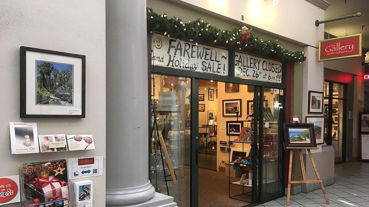 The Gallery at the Network will close its doors Dec. 26 at 778 Higuera St., Suite B, in downtown San Luis Obispo.