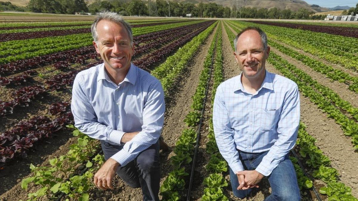 Brothers Todd Talley, left, and Ryan Talley are co-owners of Talley Farms (along with a cousin and aunt).