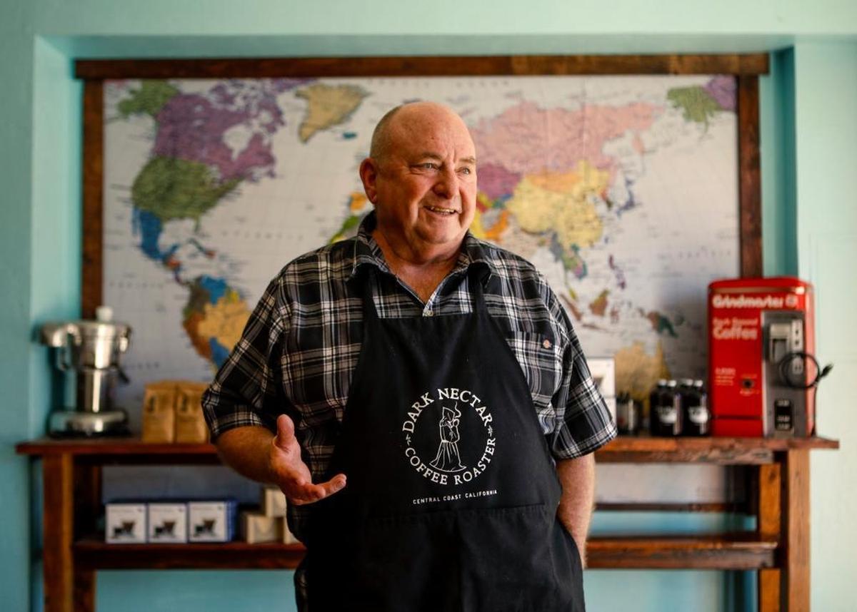 Danny Jones opened Dark Nectar Coffee in Atascadero in September.