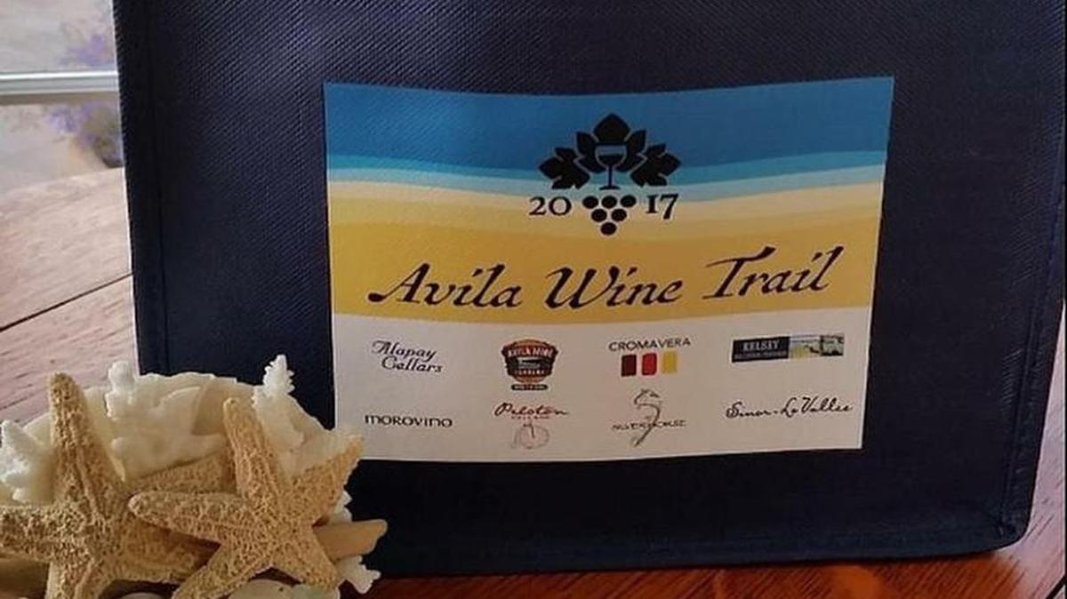 The Avila Wine Trail tote bag sells for $8 and provides discounts at eight area wineries through May 2018.