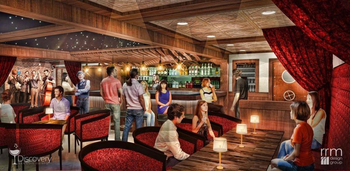 A rendering of the Discovery SLO entertainment center that was proposed at 1144 Chorro St. in downtown San Luis Obispo.
