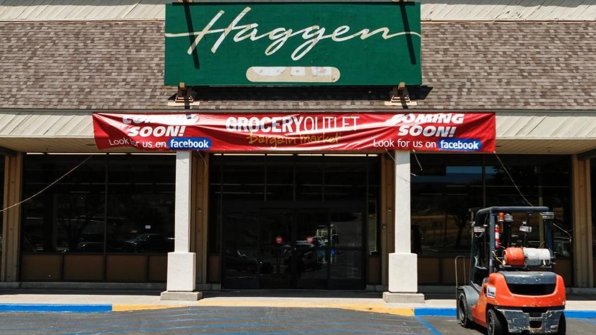 Grocery Outlet Bargain Market will be moving into the old Haggen space in Los Osos, seen here on Monday.