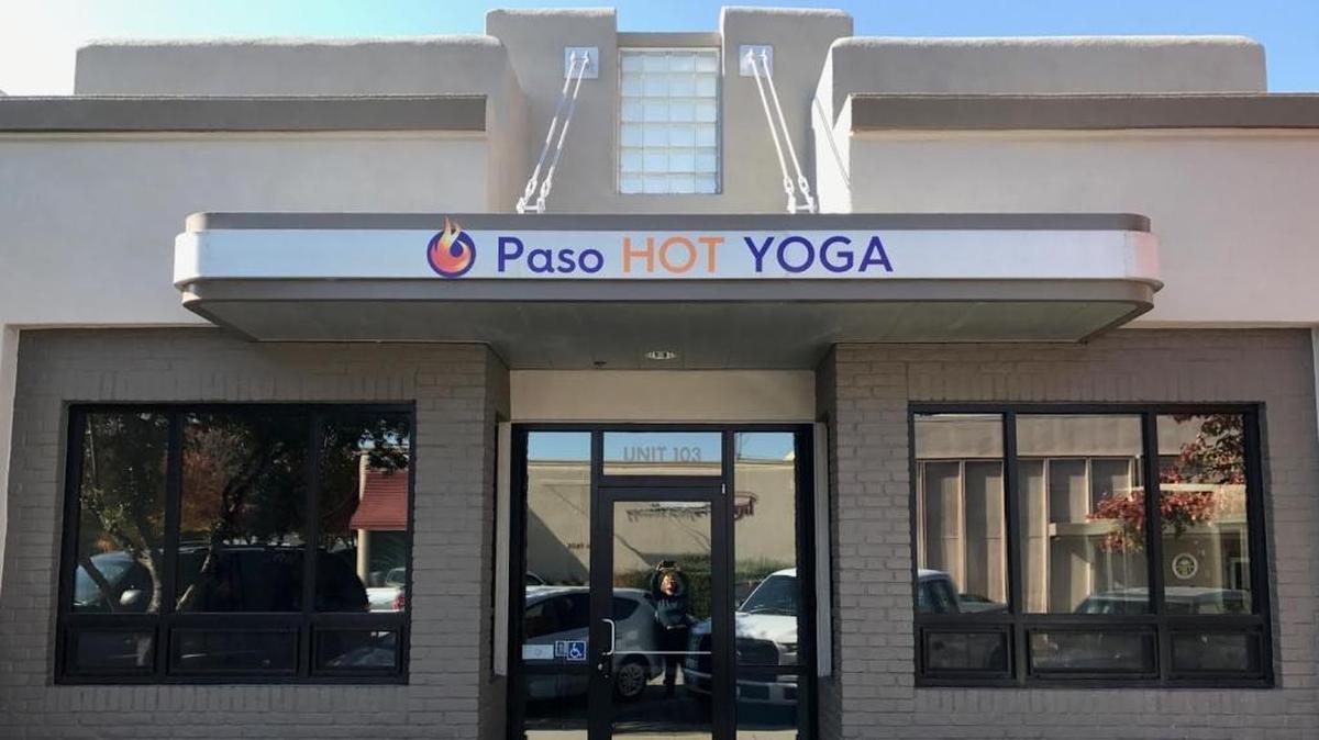 The Paso HOT Yoga studio offers Bikram and Vinyasa yoga classes, some in rooms heated up to 100 degrees.