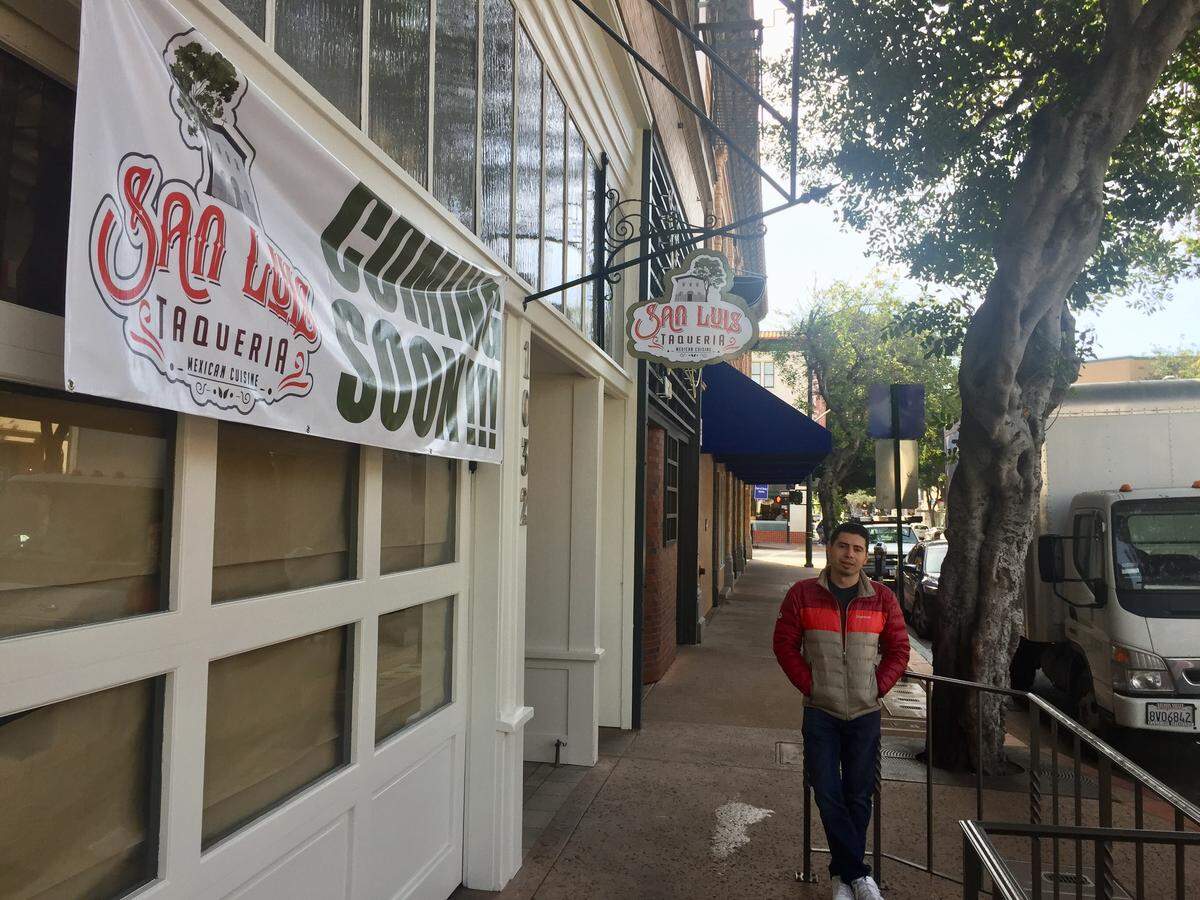 Jose Torres, owner of San Luis Taqueria