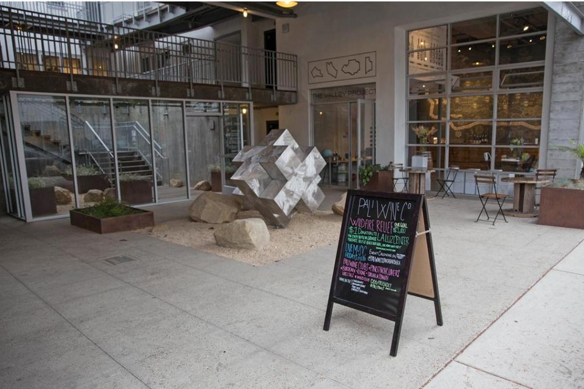 Pali Wines and The Valley Project wine tasting rooms at Yanonali Street and Gray Avenue in the Funk Zone.