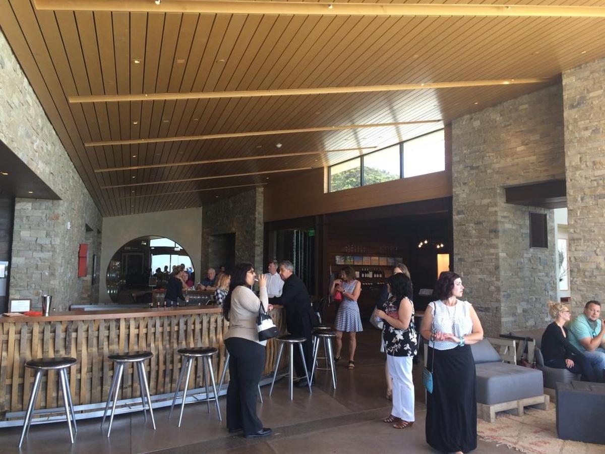 The tasting room at Presqu’ile Winery.