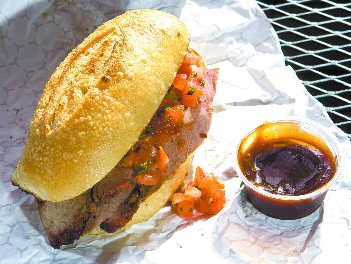 Yelp says San Luis Obispo is one of the top “foodie cities” in the country. It specifically called out diners’ love of tri-tip sandwiches, like the one from Old San Luis BBQ.