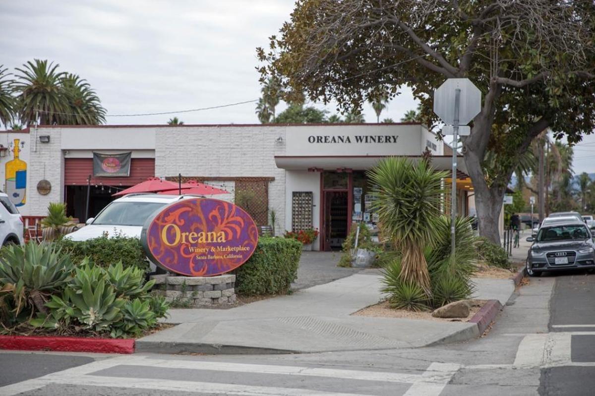 The popular Urban Wine Trail that winds through Santa Barbara's Funk Zone includes Oreana Winery at 205 Anacapa St.