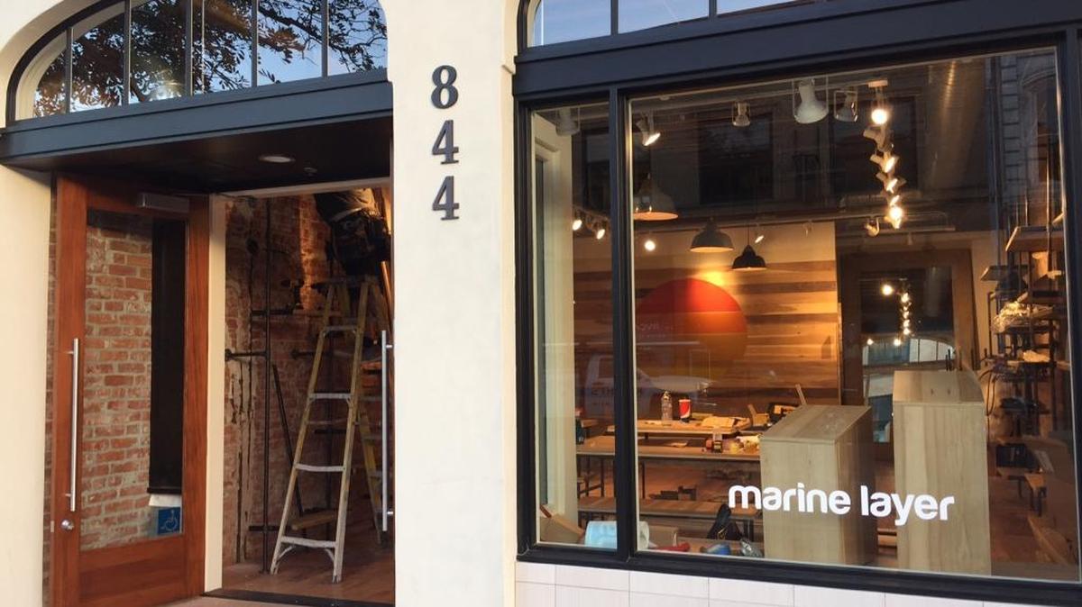 Clothing store Marine Layer is new to Monterey Street in downtown San Luis Obispo. The shop is slated to open Friday afternoon.