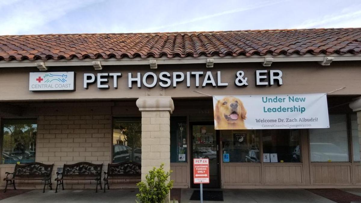 The Central Coast Pet Emergency Clinic is located at 1558 W Branch St., Arroyo Grande.