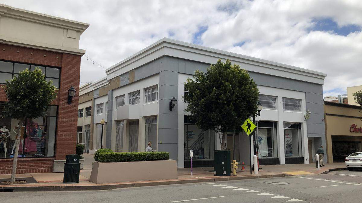 The Gap closed in January, but its brand Athleta is opening in its old space.